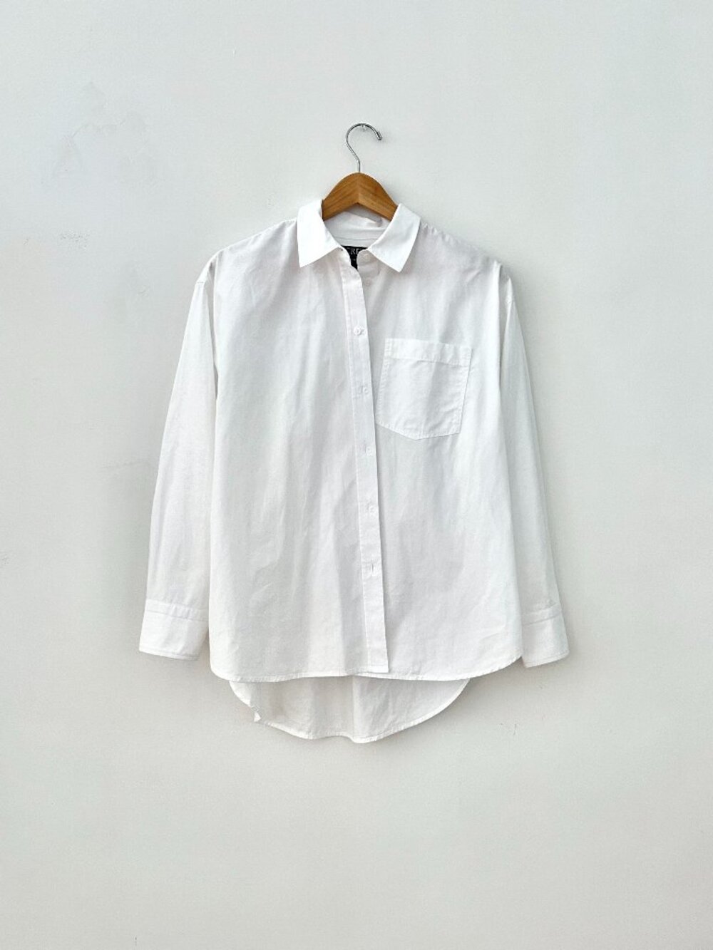 J.Crew Lightweight Oxford Étienne Oversized Button-Up Shirt in White, Size S